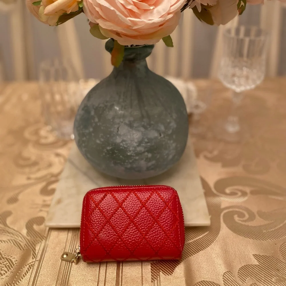Anne Klein red wallet